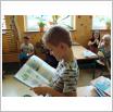 Galeria zdjęć: Wycieczka przedszkolaków do szkoły. Link otwiera powiększoną wersję zdjęcia.